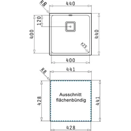 PYRAMIS LUME (40X40) 1B Flächenbündig