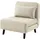 Atlantic Home Collection Sessel Robby Strukturbezug 190 x 75 x 75 cm Beige mit Schlaffunktion