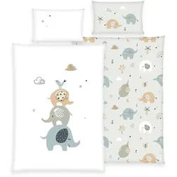 Herding Bettwäsche-Set  Elephants , mehrfarbig , Maße (cm): B: 100 H: 1