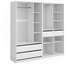 Vicco Kleiderschrank Elmo 100 x 200 cm Set mit 2 Teile