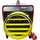 WDH Starkstromheizgebläse WDH-BGP10S (10kW) - Rot