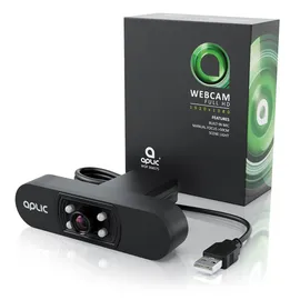 Aplic Full HD Webcam, 1080p, Mikrofon, Licht, 5P Linse