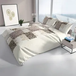 Leonado Vicenti Bettwäsche 135x200 cm Thermofleece Tierdruck Beige Braun Leopard Zebra flauschig Winterdesign