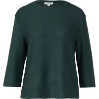 s.Oliver Leichtes Sweatshirt Struktur Petrol 36