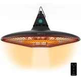 Cecotec ReadyWarm 1500 Power Ceiling Elektroheizlüfter 1,5 kW schwarz