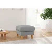 Sit & More Hocker Rochelle E, Grau, Holz, Buche, massiv, quadratisch, 58x47x58 cm, Goldenes M, Oeko-Tex® Standard 100, Made in Europe, DGM-Klimapakt, Stauraum, Wohnzimmer, Hocker, Sitzhocker