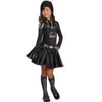 Rubie's Darth-Vader-Kleid für Mädchen, Star Wars Film-, Buch-Wochen-Kinder-Kostüm – Größe: Alter 8-10
