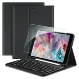 Tastatur Hülle für iPad 10,2 Zoll Schwarz