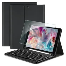 Tastatur Hülle für iPad 10,2 Zoll Schwarz