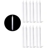 Novaliv LED Stabkerze 12 St. weiß