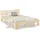 Homestyle4u Holzbett 120 x 200 cm H2 Braun