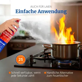Hekatron Feuerlöschspray Universal, 600 ml ABF, frostsicher