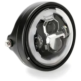 PUIG LED-Scheinwerfer für Motorrad Schwarz