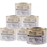 Dehner Fine Nature Nassfutter Senior Truthahn Ente 6 x 200 g