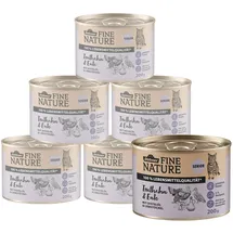 Dehner Fine Nature Nassfutter Senior Truthahn Ente 6 x 200 g