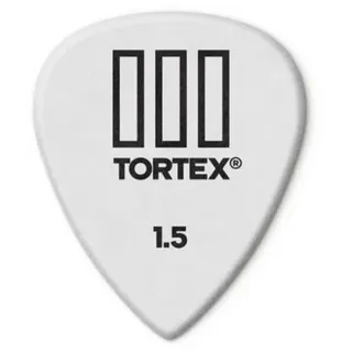 Jim Dunlop Dunlop Tortex III Plektren, 1,50 mm, 12 Stück