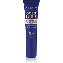 Dermacol Gold Elixir tiefenwirksames, erneuerndes Serum mit Kaviar 12 ml