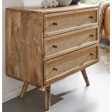 KADIMA DESIGN Massives Mango Holz Sideboard, Stilvoll & Funktional, Robustes und Elegantes Design