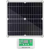 Monokristallines Solarset + 20-a-pwm-regler + Batterieklemmen – 20-w-12-v-hochleistungs-solarpanel-set (22 % Wirkungsgrad) Für Wohnmobile, Boote Und Netzunabhängige Systeme