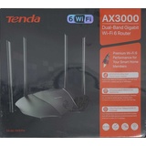 Tenda TX9 PRO WLAN-Router Gigabit Ethernet Dual-Band (2,4 GHz/5 GHz) Schwarz