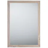Mirrors and More Wandspiegel Holzspiegel Flurspiegel Deko Spiegel Eiche hell Rahmenspiegel H: 68cm