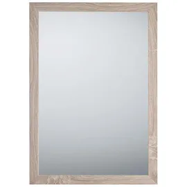 Mirrors and More Wandspiegel Holzspiegel Flurspiegel Deko Spiegel Eiche hell Rahmenspiegel H: 68cm