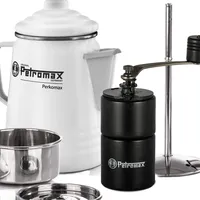 Petromax | Perkolator + Handkaffeemühle ☕| Kegelmahlwerk  | Camping | Outdoor wß
