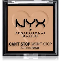NYX Professional Makeup Can't Stop Won't Stop Mattifying Powder mattierendes Puder Farbton 06 Tan 6 g