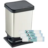 Rotho Mülleimer Paso Set Mülleimer 20 l mit 3x
