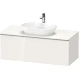 Duravit D-Neo Konsolenwaschtischunterbau wandhängend, Weiß Hochglanz Dekor
