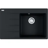 Franke CNG 611-78 A Onyx links Einbauspüle Fragranit Drehknopf 780 x 500 mm