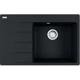 Franke CNG 611-78 A Onyx links Einbauspüle Fragranit Drehknopf 780 x 500 mm