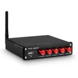 Douk Audio M3 Bluetooth 5.0 Verstärker Stereo Audio Receiver 2.1 Channel Mini Hi-Fi Amplifier Class D with 50 Watt x 2 + 100 Watt for Home Outdoor Passive Speaker/Subwoofer & Active Subwoofer