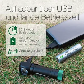 GP Discovery GPDISHLCH35BL131 Stirnlampe 60h 153g