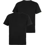 FRUIT OF THE LOOM FRUIT OF THE LOOM, Damen, Gr. XXL (60/62), schwarz (schwarz, schwarz), Single Jersey, Obermaterial: 100% Baumwolle, unifarben, schmal, Rundhals, normaler Saum, Shirts T-Shirt, aus reiner Baumwolle