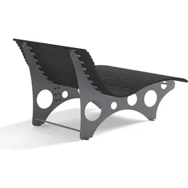 Home Deluxe Wellenliege NIRA Anthrazit