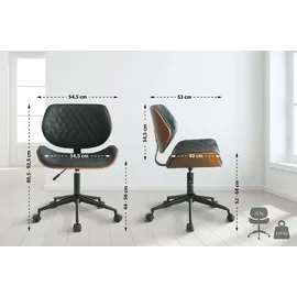CLP Harvest Kunstleder Walnuss/Schwarz