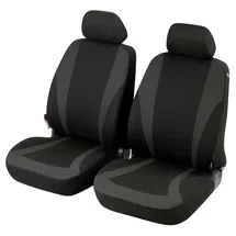 Walser Autositzbezug Mendoza anthrazit grau für zwei Vordersitze 6-teilig