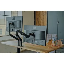 KAWOLA Schreibtisch Lora Akazie massiv / Braun