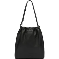 Liebeskind Berlin Cloud Hobo Bag Leder/ Baumwolle Black