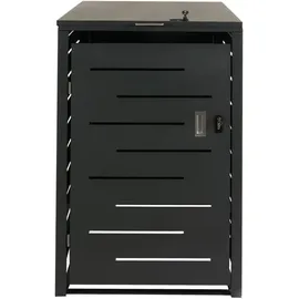 Mendler Mülltonnenverkleidung HWC-E83 116 x 71 x 98 cm anthrazit