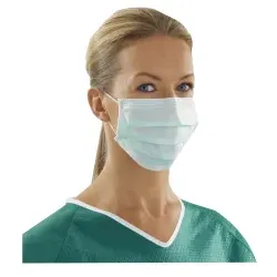Sentinex®Lite EL OP Maske, mit Ohrschlaufen, unsteril, grün 11992 , 1 Packung = 50 Stück