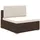 vidaXL Garten-Lounge-Set 6-tlg. braun