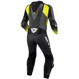 RevIt! Revit Control Lederkombi - Black / Fluo Yellow - 50