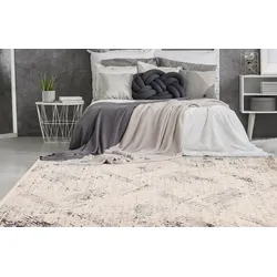 Teppich ARTE ESPINA "Palace 600", beige (multi, beige), B:80cm H:13mm L:150cm, Polypropylen, Teppiche, Soft Touch, Vintage-Design, dezente Farben