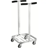 ESD-Müllsackständer auf 4 Lenkrollen 500 x 450 x 900 mm - für 125 Liter Säcke