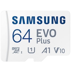 Samsung Evo Plus (2024) 64 GB microSDXC Speicherkarte (160 MB/s, Class 10, U3)