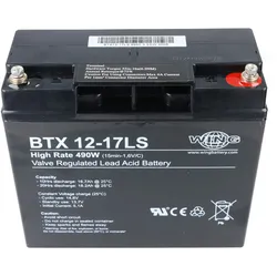 Wing BTX12-17LS 12V 17Ah high rate hochstromfähig Bleiakku AGM Blei Gel Akku
