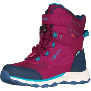 TROLLKIDS Hafjell XT Schneeschuhe - bright berry / Dark turquoise - EU