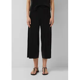 s.Oliver Plissierte Culotte Hosen Schwarz 40